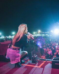 Karina 'La Princesita' Instagram - Del finde en Merlo. Mañana 24 de febrero nos vemos en Río Negro en la Fiesta de la Manzana.