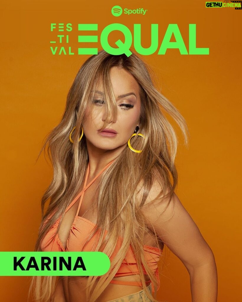 Karina 'La Princesita' Instagram - ¡@kariprinceoficial está lista para el #FestivalEqual! 💚