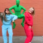 Kelli Erdmann Instagram - We think Greenman is starting to actually like making these 😝🤔 #cancan #dance #trend #happykelli #greenman #kaushacampbell #happy