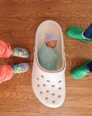 Kelli Erdmann Instagram - baby girl was born on leap day! we are obsessed. sorry for not posting much recently, we’ve been soaking in every moment with her 🥰