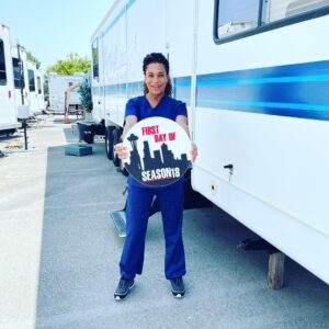Kelly McCreary Instagram - Day 1 in the can! #thatsawrap