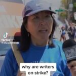 Kelly McCreary Instagram - This breakdown, and the fact that it would take less than 2% of annual studio profits to meet the demands of the WGA, are some of the reasons I stand in #solidarity with my fellow union members. No one wanted this strike. People will suffer in real ways, in the long and short term. It’s a necessary last resort when corporate greed puts up a brick wall against the very creators of the thing that they sell to make money?! Make it make sense, AMPTP. #wgastrong #dothewritething #wgastrike