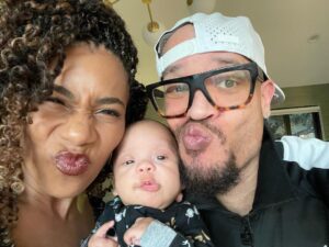 Kelly McCreary Instagram - Leaving 2021 with peace in my spirit. This was a helluva full year for our family. We grew in number and in love and strength. Indigo has already hit the reset button for us, renewing our values, our sense of purpose, humbling and teaching and delighting us each and every day. We endured multiple hospitalizations, a lot of sickness, and thankfully saw a lot of healing. I vomited more times than you can possibly imagine. And then remember that time I burned my face — my FACE!— while cooking? Vaccinations opened the door to our first dinner out, first flight, first family gatherings after 15 months of staying our butts at home. Spent more beautiful time with my original family than I have been able to do in years. Not taking those moments for granted anymore. Went from a camera roll full of dog photos to one full of baby photos (sorry, Motown). My eyebrows, in general, looked great. And I managed to get this holiday makeup on with one hand while holding this baby. Accomplishments, y’all. Change, too. Trauma. Healing. Fun. Miracles. And so much love. We made it through because of that. Happy New Year to you. I wish you a year with more of what you want and all of what you need. 💙💙💙