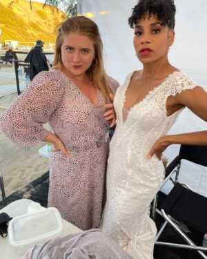 Kelly McCreary Instagram - Photo dump in honor of @greysabc season premiere which is just 7️⃣ D A Y S  A W A Y!!! Maggie and Winston’s magical beach wedding was my last day of shooting last season, so you know I was feeling extra nostalgic…there maaaayyy be more to come… 😉♥️🥰
