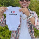 Kelly McCreary Instagram - Baby’s first onesie! The absolute best moment of all was sharing the news with @petechatmon. And how cute are these tiny things!! A heartfelt thanks again to @Clearblue for the affirmation and confirmation along our journey to starting a family! #ClearbluePartner, #ClearblueConfirmed