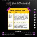 Kelly McCreary Instagram - ☀️ It is a GOOD morning indeed! Y’all know I love to uplift Black women and girls all day every day, so you can imagine how much I’ve been looking forward to this... Today @blackgirlfreedomfund kicks off #BlackGirlFreedomWeek!! Today begins a week-long celebration of Black girls* (*Black cis and trans girls, Black gender expansive youth, and Black femmes) and what is possible when we invest abundantly in their dreams, their power, and their leadership, and work together to co-create a future where they are safe, free, and thriving. The team at @blackgirlfreedomfund chose this week during Black History Month in honor of Toni Morrison and Audre Lorde’s birthdays. There are lots of ways to participate in the week’s events by either watching on our website or their Facebook, Twitter or Instagram page. SWIPE for all handles and some upcoming event details and join us!!! Today’s conversations feature the brilliant, inspiring voices of the multi-talented @rashidajones, Congresswoman @ayannapressley, activist @naomiwadler, and Grantmakers for Girls of Color Founder @monique.w.morris! More from BGFF: 🎨 We'd love for you to share your ideas, stories and art inspired by this week's themes of freedom, safety, justice, joy, wellness and dreams. Make sure to tag us and include #BlackGirlFreedomWeek in your post so we can uplift it! ⠀ ⠀ ✨When you donate to the Black Girl Freedom Fund, you are supporting work that advances the well being of Black girls and their families, including work that centers and advances the power of Black girls through organizing, asset mapping, capacity-building, legal advocacy, and narrative work that seeks to shift structural violence enacted against Black girls. Join us at 1billion4blackgirls.org (or tap the link in our bio!) #1bilion4blackgirls #blackgirljoy #blackgirlmagic #blackgirlfreedom #wellness #justice #creativity #art #freedom #safety #dreams #activism #blackhistorymonth