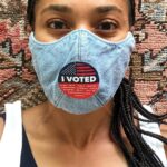 Kelly McCreary Instagram - I did it! #IVoted! What a rush! One of the great things about this voting season is that we have so much time to share all of these moments! It’s so exciting g to see the massive turnout to #voteearly! 🗳 And I love seeing all your stickers, I love seeing you #partyatthepolls, and I love hearing about your #votingplans! Keep tagging me in your voting posts! ❤️ And let me know if you passed your time in line listening to @wednesdaymorningpodcast 🤗 Last day to vote is Tuesday 11/3, so get on out there! And take some folks with you! #EveryVoteCounts #CountEveryVote #PowertothePeople #BidenHarris #Yeson16 #YesonJ #NoOn25