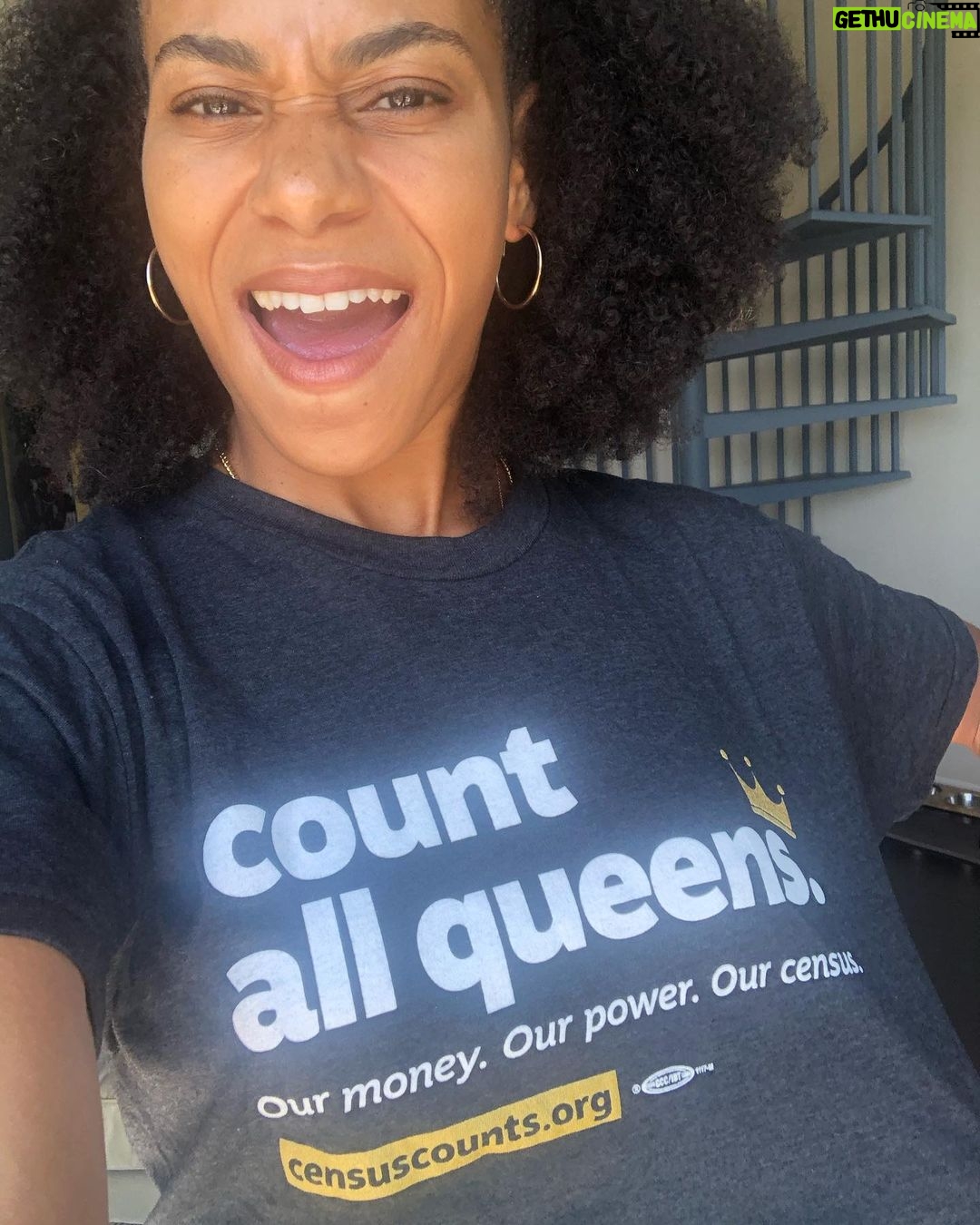 Kelly McCreary Instagram - YES!! Count every last queen, king, and non-binary royalty!!! The census has never been more important than it is this year. As our communities are ravaged by the impact of COVID-19 and a host of policies that leave us at a social, economic and political disadvantage, the census is a critical opportunity to get the resources we need to level the playing field. • • Real talk... I know some of us have concerns about our privacy or safety being put at risk by completing the census, so I want to address that briefly: federal law ensures that your information can ONLY be used to produce statistics and cannot be shared with any law enforcement or immigration agencies. And a few minutes of your time can have enormous transformative power. • • Bottom line: The census builds America so the census should look like America. • • Responding to the census means your race, identity, ethnicity + household are reflected in the story of our country. • • Make the census #TrueForYou, your family + your community by visiting 2020census.gov. #OurPowerOurCensus