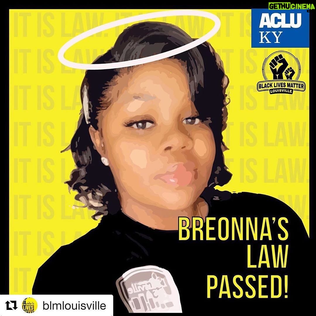 Kelly McCreary Instagram - 🙏🏾🙏🏾🙏🏾🙌🏾🙌🏾🙌🏾 RePosted from @mspackyetti A major step. All credit due to Breonna’s family, local organizers, @blmlouisville, & Keturah Herron (@kluvinit). Love to everyone who called, emailed, protested & told her story. STILL: there are MANY more steps to take and NO arrests have been made. LET’S KEEP GOING. #Repost @blmlouisville with @get_repost ・・・ 🗣🗣🗣🗣 y’all let’s celebrate this victory! We still got so much more work to do, but y’all we did it. Metro Council passed Breonna’s Law banning No Knock warrants #nomorenoknocks #justiceforbreonnataylor #blacklivesmatter Let’s keep the pressure on the city to #divestfromlmpd tell them we want to #defundpolice and #defendBlacklife