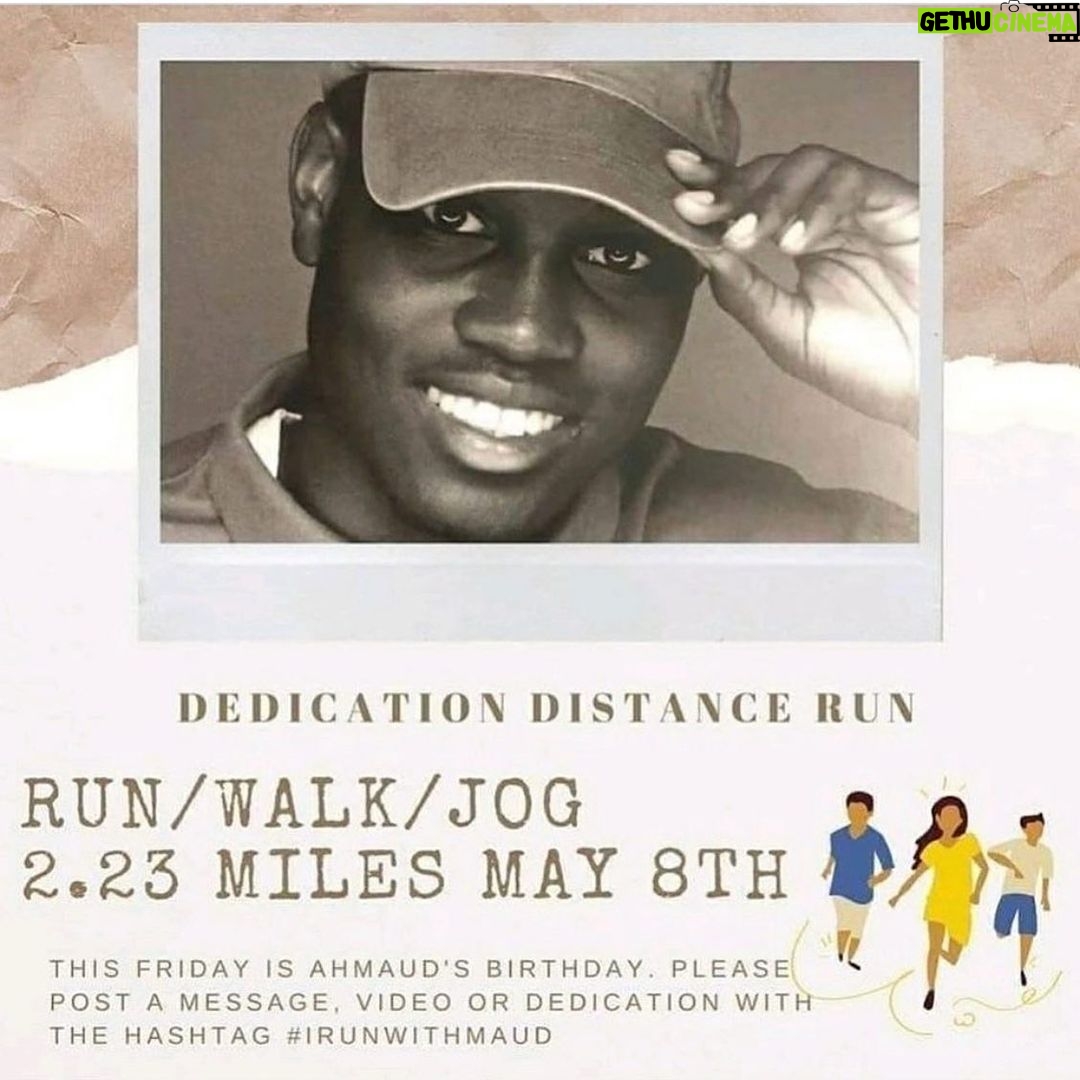 Kelly McCreary Instagram - Arrests and charges are a start. Keep raising hell. He should have been 26 today. #irunwithmaud #runningforourlives