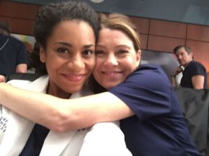 Kelly McCreary Instagram - @EllenPompeo you are one of one. Thank you for your warm embrace, for sharing wisdom and game, for all the sugar AND all the spice! Onto the next iconic adventure!! Wishing you the absolute best! ♥️🥂