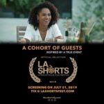 Kelly McCreary Instagram - Hey good people, the time finally has come to share this story with you. I had the pleasure of working with some of my favorite actor friends, as well as an incredibly talented director, writer and crew on this short film. We are proud to announce that A COHORT OF GUESTS will be screened in the @lashortsfest this SUNDAY NIGHT at Laemmle Noho, 5240 Lankershim Blvd, at 9:55pm. Hit the link in my bio for ticket info. I will be there. Let me know if you will, too! Laemmle NoHo 7
