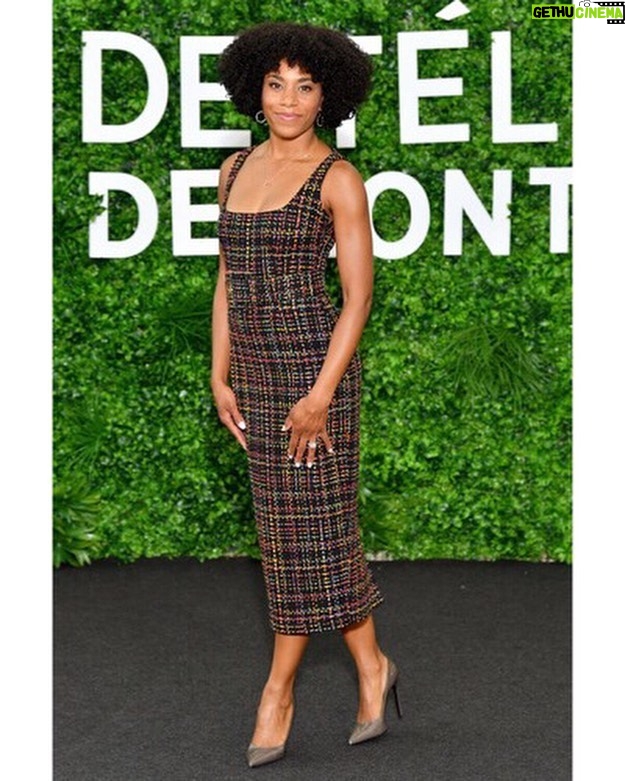 Kelly McCreary Instagram - Dressed for press in Monte Carlo! ππΎππΎππΎ to @lisaandtylerj, @marjthestylist and @bridjett_makeup. Dress- @elisabettafranchi Bag- @marzook_official Shoes- @pollicelee @3publicrelations