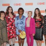 Kelly McCreary Instagram - #TBT to an amazing day at the @blogher #blogher20 Health Summit on Saturday. Moderated by @bonnie_fuller, I joined @laurenelizabethash @ryanmichelleb @jadepettyjohn_official and @rachellynnmatthews in a discussion on a number of health issues facing women, that storytelling and celebrity platforms have the much-needed ability to shed light upon. We only touched the tip of the iceberg on some incredibly important topics, including PCOS, fibroids, eating disorders, the post-pregnancy “bounce back,” and natural hair, but judging from the feedback from women in the audience who had some experience with AT LEAST one of the topics, I’d guess that many conversations continued beyond our panel. Thank you #blogher20 for the opportunity to help get the conversation started! Hair: @marjthestylist Makeup: @bethanygmakeup Dress: @thevampireswife