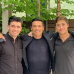 Kelly Ripa Instagram - Here come the sons. Happy #NationalSonsDay to these gents.
