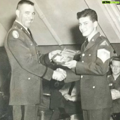 Kelly Ripa Instagram - Circa 1958: My dad, Joe Ripa was 18 and a Specialist 5 in the Army. We thank him and all those for their service today and every day. #HappyVeteransDay 🇺🇸