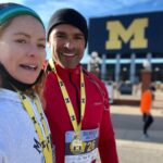 Kelly Ripa Instagram - Two incredibly average runners. One Big House!! #bighouse5k