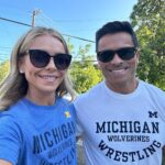 Kelly Ripa Instagram - Weekend big house photo tour. Go blue 〽️💙💛 University of Michigan
