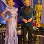 Kelly Ripa Instagram - She bangs (delayed post from a long work sleep-under) Dress: @thevampireswife Jewelry: @stephenrusselljewelry Hair: @ryantrygstadhair Makeup: @kellyripa Styling: @audreyslaternyc Photo: @theyoungestyung