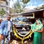 Khesari Lal Yadav Instagram – देवी लक्ष्मी की कृपा से और आप सब के आशीर्वाद से घर एक और  कार आई #defender