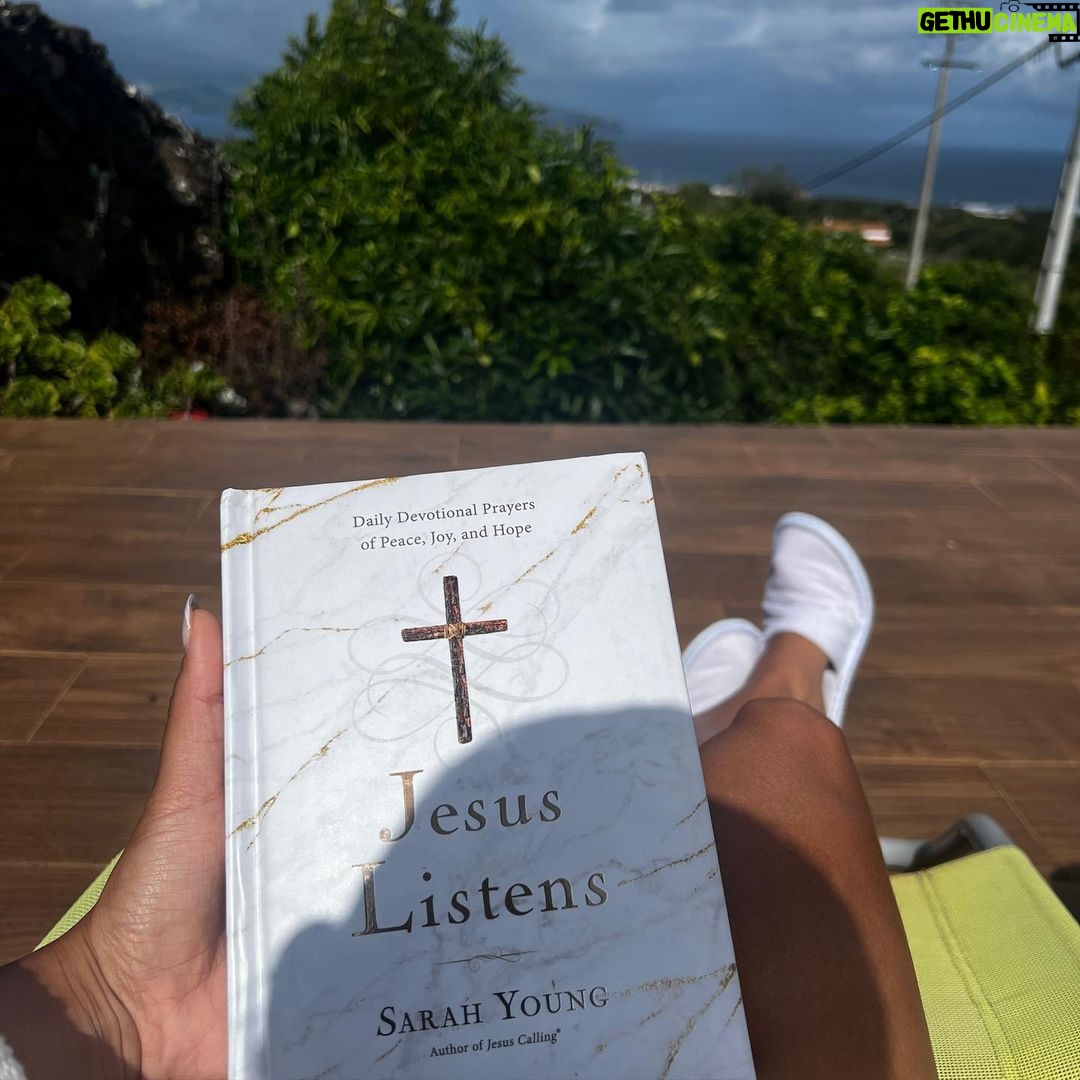 Kiana Madeira Instagram - On this island, God told us to rest. Our itinerary took a turn as the fog rolled in and the rain poured down and it was exactly what we needed. The bible says to โbe still and know that I am Godโ and in this stillness, I am unafraid. When I am given the time to slow down and breathe and listen to the wind, the birds, the ocean- I am filled with a confidence that I am exactly where I am meant to be. The chaos of the world can make our minds feel so loud. And sometimes God makes it so that we have nothing else to do but stay still and seek Him. Itโs in these moments that we will know true peace. I pray for more of these moments for all of us ๐โ๏ธโ๏ธ๐ฆ๐ข #LetsGrowOldAndAdamsGrayTogether ๐ต๐ฝ๐ง๐พ Pico Island, Azores