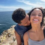 Kiana Madeira Instagram - Our first travel experience as husband and wife 🥺 I just love the way this feels. First stop: The Algarve & Sintra 🇵🇹👣 #LetsGrowOldAndAdamsGrayTogether 👵🏽🧓🏾 Sintra, Portugal