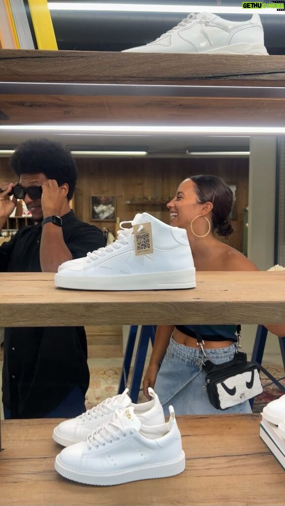 Kiana Madeira Instagram - Thank you @goldengoose for designing our stunning custom wedding sneakers 😍 We decided to go with the “Starter” vegan sneakers as a base. Not only are these shoes animal-free, bio-based & sustainable, they are also so fly and will be the best shoes to dance the night away! When it comes to creativity and artistic integrity, Golden Goose is doing it right! Being in this space to co-create was an adventure and we can’t wait to show you guys the final product 🙊 Brand: @goldengoose PR: @tfgsocial Creative Director: @lima.pam Custom Designer & Artist: @thekentanthony #goldengoose ✨ #collab