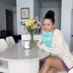 Kiana Madeira Instagram - Thank you @povisonhome for elevating our morning routine 🌞 Our newest addition to our home is so perfect- we are obsessed with this kitchen island! So many new condos are being built with minimal counter space and a kitchen island is the perfect solution to assist with cooking and having extra storage. The fact that this one has a retractable table is the cherry on top. An all-in-one & it’s beautiful 😻 If you are also looking for pieces to elevate your space, use our code “KIA3” to get a 15% discount on all products on the Povison Home website!! 💜 Link is in my bio #povison #povisonhome