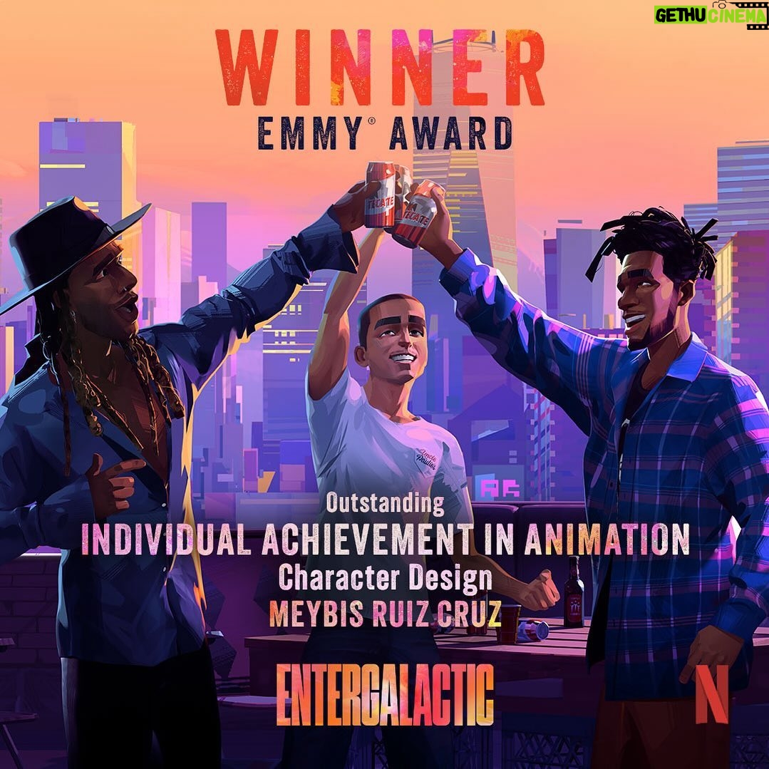 Kid Cudi Instagram - Man the blessings keep flowin!! CONGRATS MEYBIS!!! @memeruizcruz THIS IS HUGE!!! This show would not have been what it is without u!! ππΎπ GO ENTERGALACTIC TEAM!!! #entergalactic #netflix THANK U!! ππΎ #emmys