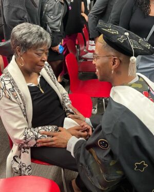 Kid Cudi Instagram - Today was a really special day.  Man, words cant really express how I felt/feel now in this moment.  Im happy, I feel complete, accomplished, validated, all the things that bring immense joy.  My mom sharing this moment w me was everything.  She got emotional, and it was such a special memory we'll have together forever.  I never walked across any stage.  I got my GED in high school and only did a year of college.  My mom finally got to see me achieve what I thought id never do.  And it was beautiful. 🥹 Thank you to @istitutomarangoni_miami , the wholE staff/faculty and ESPECIALLY the STUDENTS (THE FUTURE!!) for welcoming me and my family and friends w open arms and blessing me w this prestigious honor.  I had such a wonderful time meeting you all!! I send u all my love and I will be back very very soon.  We gotta keep building!!! Elevate!!! 

Holy f**k I got my masters 😩

Til next time 😎
Peace and MAD love,

Scott ✌🏾#membersoftherage