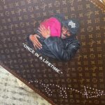 Kid Cudi Instagram - Last year, @louisvuitton made this special 1 of 1 trunk just for me, hand painted with truly amazing detail. These moments are special times in my life I'll always cherish, and I'll never forget my friend and the memories we shared. Love and miss you Virg 💕✨🙏🏾 #virgilforever🖤🕊