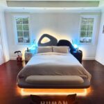 Kid Cudi Instagram - Copped a new bed, or should I say art piece by Cleveland's own, one of the illest muthafuckas walkin, @danielarsham 🚀✨❤️🙏🏾 My dreams bout to hit another level Daniel 😭 this is the most epic bed Ive ever seen. Daniel and I got some things planned, stay tuned baby 😉