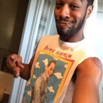 Kid Cudi Instagram - Emailed this pic to Paul in 2015. Wanted him to see my new shirt I scored. His response: "I cant argue with your taste!" ☺️🙏🏾💕 gonna miss u man. Goin through old emails, we met back in 2012 and have stayed in contact all these years. Ima talk more about Paul in my book, he was really a wonderful man. U know the sayin, "never meet your heroes", well thats bullshit. Sometimes, meeting one can change you forever.