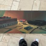 Kid Cudi Instagram - Started opening my bday gifts and let me tell u, I feel so seen. Everyone got me something thats ME. This is one here that blew my mind. My very good friend and mentor Brett Morgan gifted me this EXTRAORDINARY painting of Kurt Cobain's recording set up at his house pre fame, done by the legendary @hiskohulsing used in a scene in the doc he directed MONTAGE OF HECK, my favorite music doc about one of my heroes. This movie was huge for me, as it inspired Speedin Bullet 2 Heaven and expanded my mind as an artist. Brett is a true genius, and if u haven't seen MONTAGE OF HECK yet, get on that NOW!! Brett, I Love you, ur the best and im so happy I have you in my life brother 🥹🙏🏾✨💕