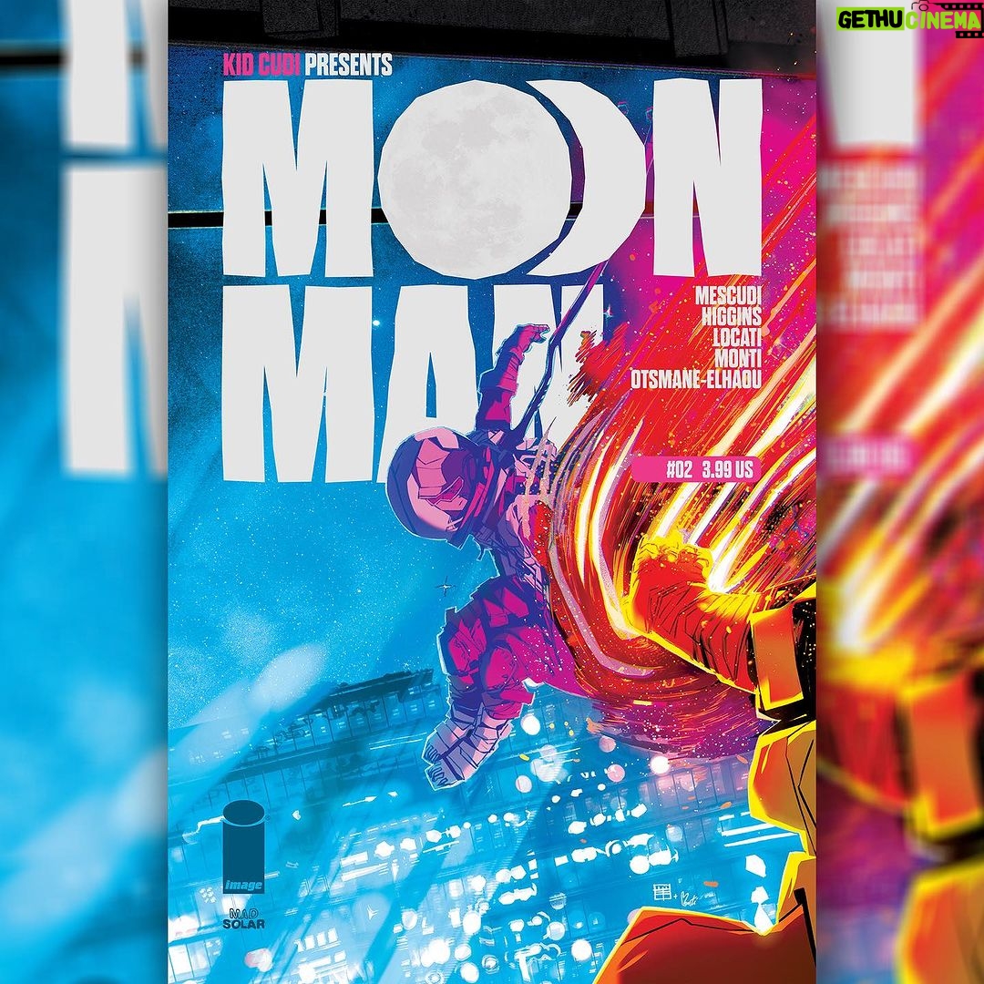 Kid Cudi Instagram - _All systems go_ _Initiate launch sequence_ _TAKE OFF_ MOON MAN #2 touches down in comic stores everywhere on April 17 and we’ve got a special preview for you! Don’t miss the next issue of the smash hit comic experience from @kidcudi, @kyledhiggins, @locatimarco, @igor.monti, Hassan Otsmane-Elhaou, Micheal Busuttil, @imagecomics and Black Market Narrative. For more information head to moonmancomic.com. Link in bio! #superheroes #imagecomics #kidcudi #newcomicbookday #ncbd #comics