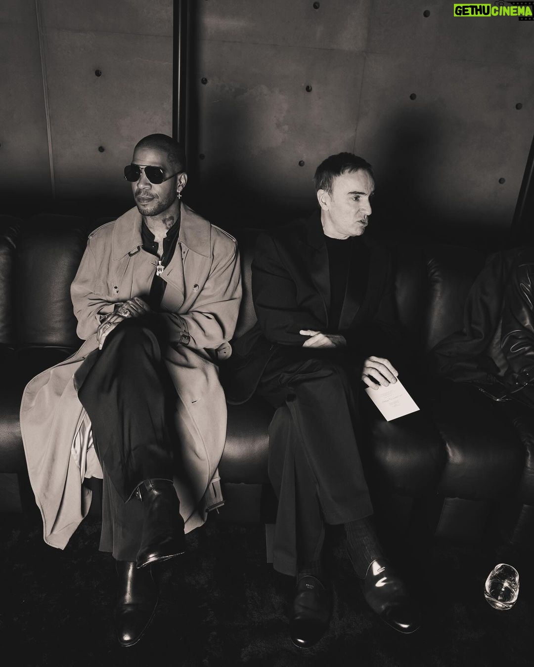 Kid Cudi Instagram - @rafsimons and I @ysl Was a huge deal to be able to talk w Raf. Ive watched Dior and I a ton of times to get inspired, obsessing over it, studying. This was a mega moment captured. 📸 Saskia Lawaks