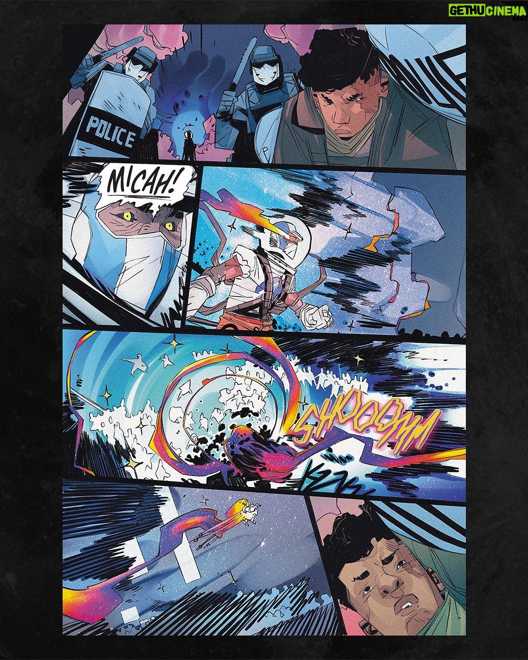 Kid Cudi Instagram - We’re officially one week away from MOON MAN #1! To help us count down to launch, today we’re bringing you a sneak peek at some cosmically epic pages by @locatimarco and @igor.monti! With stunning visuals, enthralling storytelling AND new original music by @KidCudi, MOON MAN isn’t just a comic—it’s an EXPERIENCE. MOON MAN #1 takes flight on January 31 at your local comic book store and MoonManComic.com! Link in @blackmarketnar bio! #moonmancomic #imagecomics #kidcudi #kylehiggins #blackmarketnarrative #superheroes #comics #indiecomics #ncbd #newcomicbookday