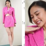 Kim Chiu Instagram - From the bottom of 𝗦𝗘𝗖𝗥𝗘𝗧𝗔𝗥𝗬 𝗞𝗜𝗠'𝘀 heart!!!!🩷 Maraming maraming salamat po! No words can explain how grateful my heart is now! 🥲🥹 As you let her enter into your world along with 𝗕𝗢𝗦𝗦 𝗕𝗠𝗖!!! Salamat po sa lahat ng mga nakanood na and sa mga hindi pa nakadownload ng @viuphilippines app ano pa hinihintay nyo?!! 💛💛💛 Again, thank you so much for supporting and loving #WhatsWrongWithSecretaryKimPH . I hope we can spread the word and spread the fun, love, and good vibes the show offers!!!💛😉✨ directed by direk @cvovidanes ✨ @dreamscapeph Available in 27 VIU territories 🌎 🎶 @bini_ph LAGI as part of our soundtrack 😍 Thank you @jotlosa for my suit!🩷 styled and makeup by yours truly hair by @haidzfernandez special thanks to @direklauren for the flowers and sweet note.💐 #WWWSK #WWWSKPH #ootdksyc