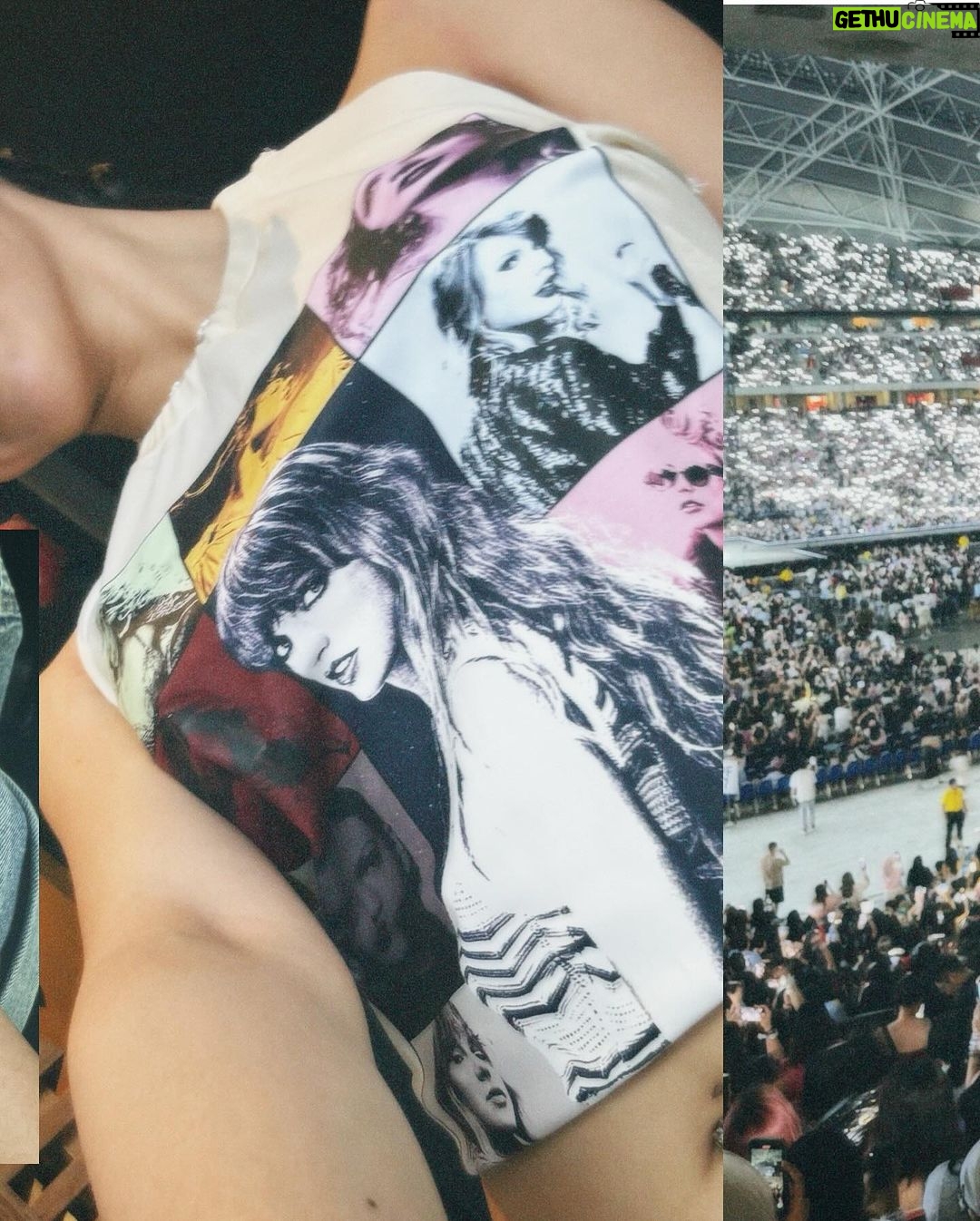Kim Chiu Instagram - New Vlog now up on my channel!!!!ππΈπ¬β¨ Went on a Solo Travel to Singapore to watch @taylorswift #ErasTour2024 super mega fun!!!! Check out full video on πππ ππππ¨ π£π feel free to like, share and subscribe.π©· thank you sa lahat ng nakanood na!!!π hihi Special thanks to @nootheryumang and @dane_iliepm for my tshirt turned halter/backless top!!!ππ€πΌπΈ #CHIUrista #ootdksyc