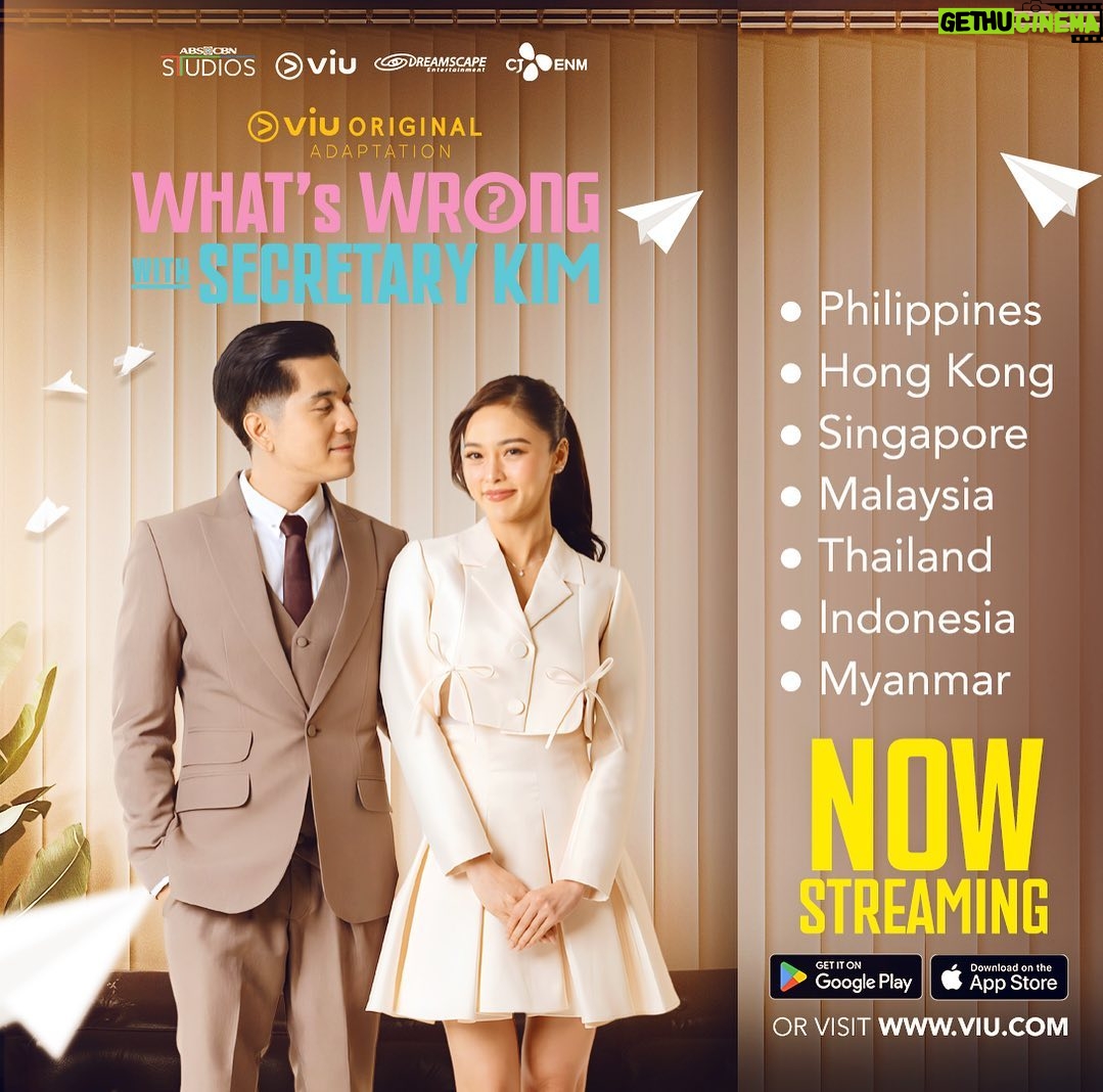 Kim Chiu Instagram - The #ViuOriginalAdaptation #WhatsWrongWithSecretaryKim is also available in these countries. š Keep spreading the love around the world! šš #WWWSKNowStreaming Watch it for FREE and EXCLUSIVELY on Viu!