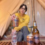 Kim Jin-woo Instagram - 부드러우면서 탄산이강하네 캬 맛있는데? @official.kelly.kr #광고 #켈리 #라거의반전