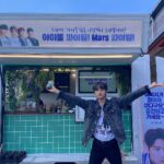 Kim Min-kyu Instagram - 카페인이필요한데…. 뭐없을까… 그럴땐 진혁이형커피차 Work Work 진혁이형 고마워요 잘먹었어요☕️☕️ Feat.형 저잘했죠?