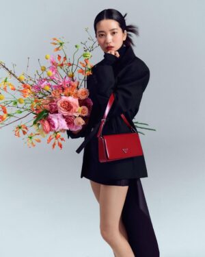 Kim Tae-ri Instagram - #PradaFW22 #PradaTriangle