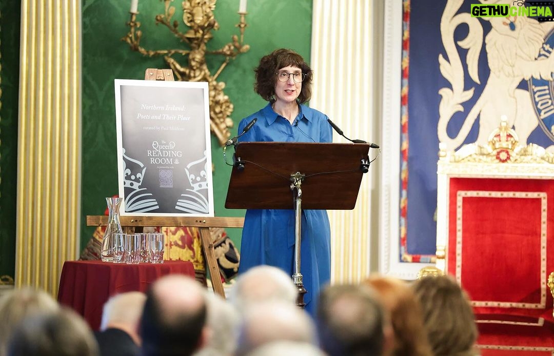 King Charles III of the United Kingdom Instagram - This World Poetry Day, The Queen’s Reading Room was thrilled to produce ‘Northern Ireland: Poets and Their Place’, a literary event in partnership with Arts Council of Northern Ireland, curated by Paul Muldoon. Her Majesty The Queen joined actors and authors at Hillsborough Castle to hear Northern Irish poetry, read by actors Frances Tomelty and Ian McElhinney and poets Paul Muldoon, Michael Longley, Sinéad Morrissey and Raquel McKee. The Queen’s Reading Room would like to extend our thanks to everybody who took part in today’s celebration of Northern Irish literature.