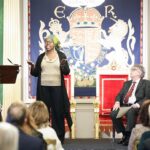 King Charles III of the United Kingdom Instagram - This World Poetry Day, The Queen’s Reading Room was thrilled to produce ‘Northern Ireland: Poets and Their Place’, a literary event in partnership with Arts Council of Northern Ireland, curated by Paul Muldoon. Her Majesty The Queen joined actors and authors at Hillsborough Castle to hear Northern Irish poetry, read by actors Frances Tomelty and Ian McElhinney and poets Paul Muldoon, Michael Longley, Sinéad Morrissey and Raquel McKee. The Queen’s Reading Room would like to extend our thanks to everybody who took part in today’s celebration of Northern Irish literature.