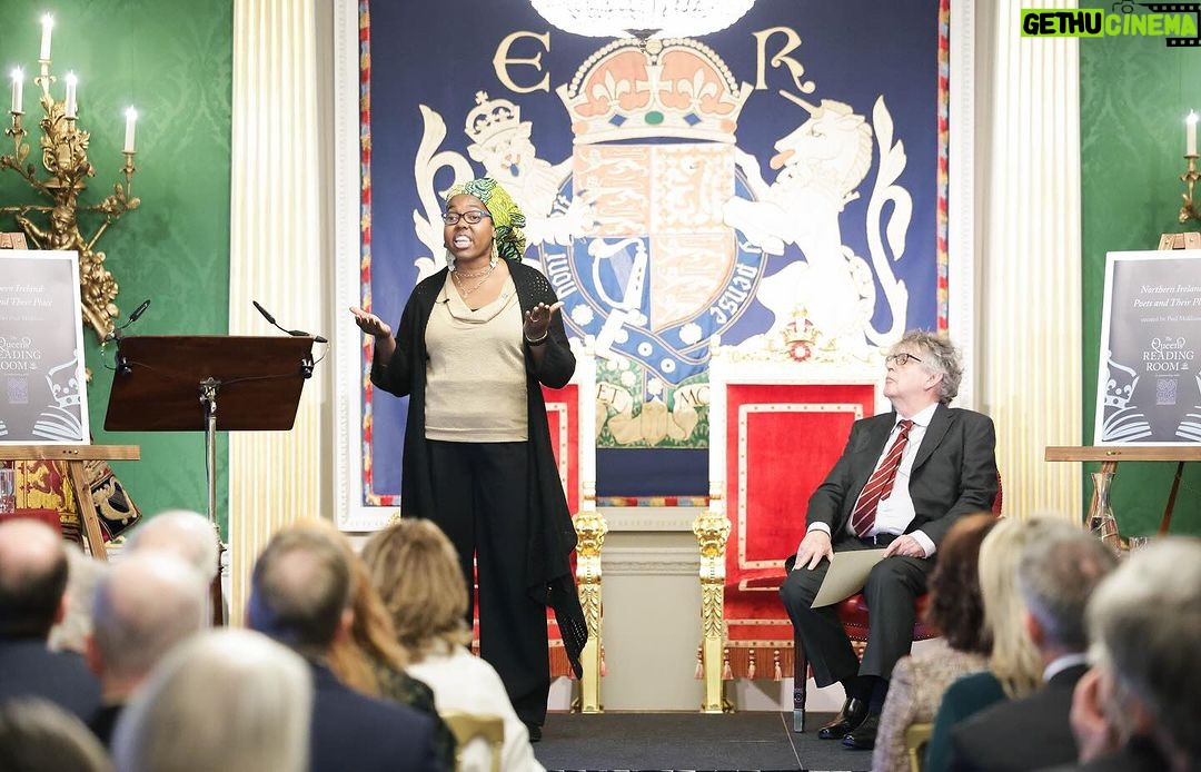 King Charles III of the United Kingdom Instagram - This World Poetry Day, The Queen’s Reading Room was thrilled to produce ‘Northern Ireland: Poets and Their Place’, a literary event in partnership with Arts Council of Northern Ireland, curated by Paul Muldoon. Her Majesty The Queen joined actors and authors at Hillsborough Castle to hear Northern Irish poetry, read by actors Frances Tomelty and Ian McElhinney and poets Paul Muldoon, Michael Longley, Sinéad Morrissey and Raquel McKee. The Queen’s Reading Room would like to extend our thanks to everybody who took part in today’s celebration of Northern Irish literature.