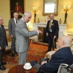 King Charles III of the United Kingdom Instagram – 🤝 This morning, the King met veterans of the Korean War at Buckingham Palace to mark 70 years since the signing of the armistice which ended the conflict.
 
60,000 service personnel from across Britain and the Commonwealth saw action, with 1,100 losing their lives.
 
Later today, The Princess Royal and The Duchess of Edinburgh will host a reception at the Palace on behalf of His Majesty to commemorate the anniversary of “the Forgotten War”.