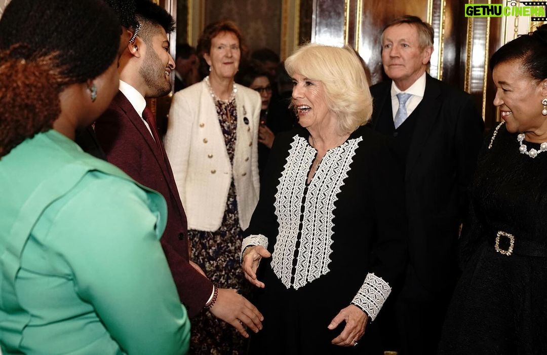 King Charles III of the United Kingdom Instagram - π The Queen meets guests during a Commonwealth Day reception at Marlborough House, the international headquarters of the Commonwealth. Amongst those attending were High Commissioners and representatives from Commonwealth associations and Commonwealth countries.