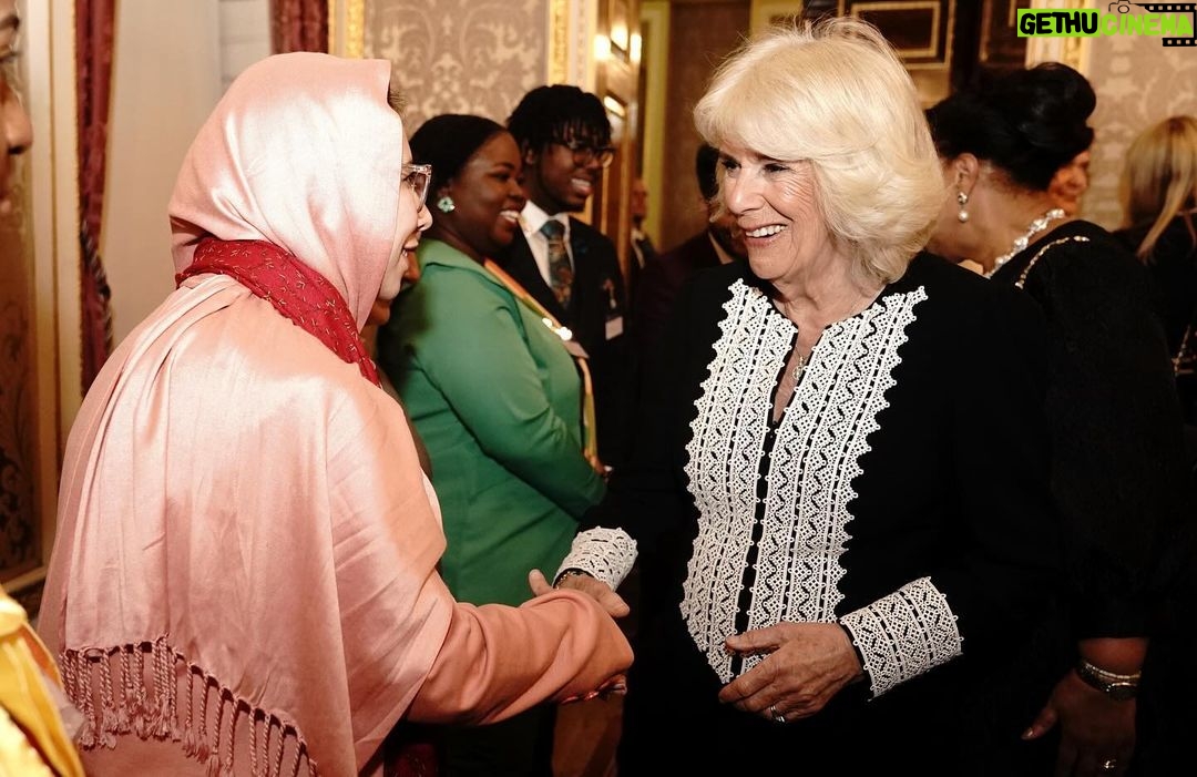 King Charles III of the United Kingdom Instagram - π The Queen meets guests during a Commonwealth Day reception at Marlborough House, the international headquarters of the Commonwealth. Amongst those attending were High Commissioners and representatives from Commonwealth associations and Commonwealth countries.