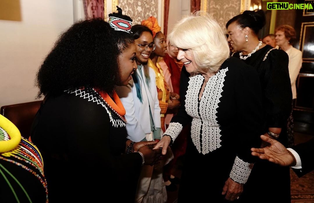 King Charles III of the United Kingdom Instagram - π The Queen meets guests during a Commonwealth Day reception at Marlborough House, the international headquarters of the Commonwealth. Amongst those attending were High Commissioners and representatives from Commonwealth associations and Commonwealth countries.